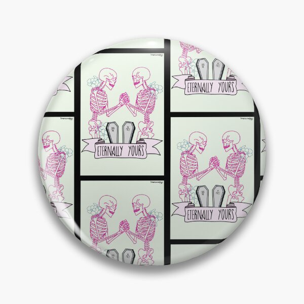 Item preview, Eternally Yours Lyrics Inspired Skeletons designed and sold by Inappropriate Kitty Draws.