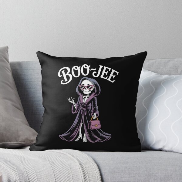 Item preview, Boo-Jee Boujee October Vibes Ghost Skeleton Halloween Queen designed and sold by RosCraft.
