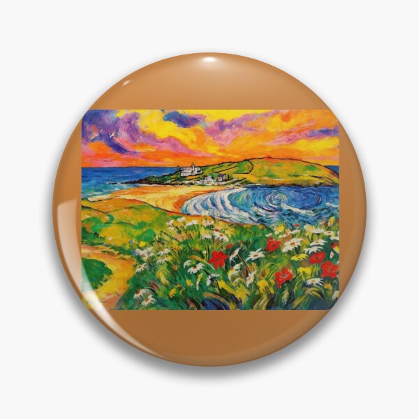 Item preview, Burgh Island(Watercolour + AI) designed and sold by artsmeow.