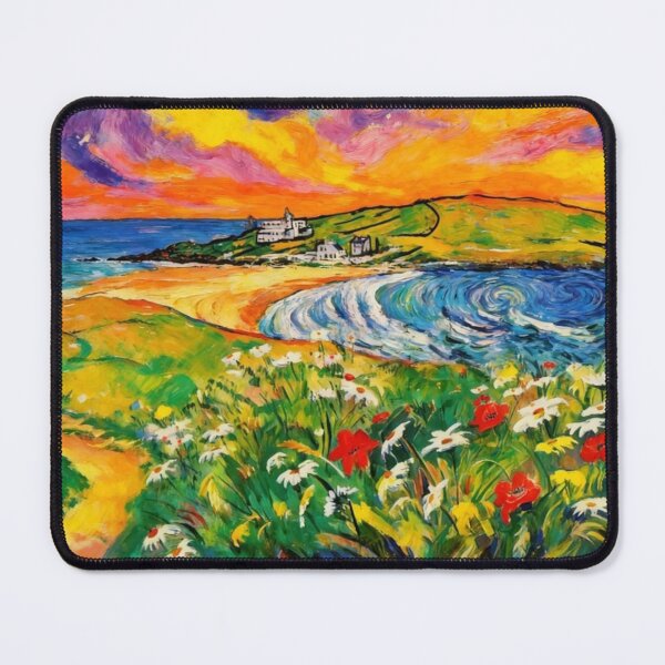 Item preview, Burgh Island(Watercolour + AI) designed and sold by artsmeow.