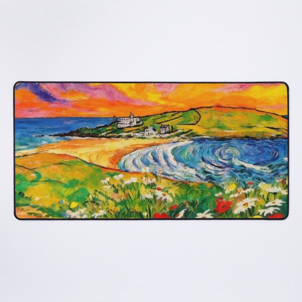 Artikelvorschau, Burgh Island (Aquarell + KI) entworfen und verkauft von artsmeow.