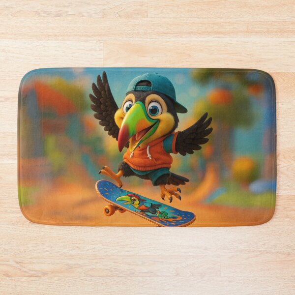 Item preview, Skater Keel-Billed Toucan designed and sold by Sillytoe.