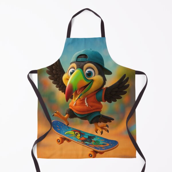 Item preview, Skater Keel-Billed Toucan designed and sold by Sillytoe.