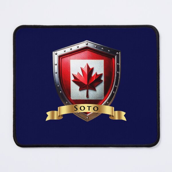 Item preview, Soto Family Canada Shield, Maple Leaf Heraldry Crest designed and sold by Highlandkings.