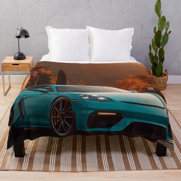 Item preview, Sports Car Pop Art Painting Porsche 718 Cayman GT4 designed and sold by AutoPopStudio.