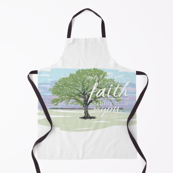 Item preview, Faith as Small as a Mustard Seed Scripture Art designed and sold by CivilOrangeDesigns.