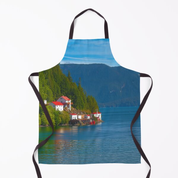 Item preview, Dryad Point Lighthouse, Inside Passage BC — Red Roofs on the Edge of the Pacific designed and sold by Fourpointstudio.
