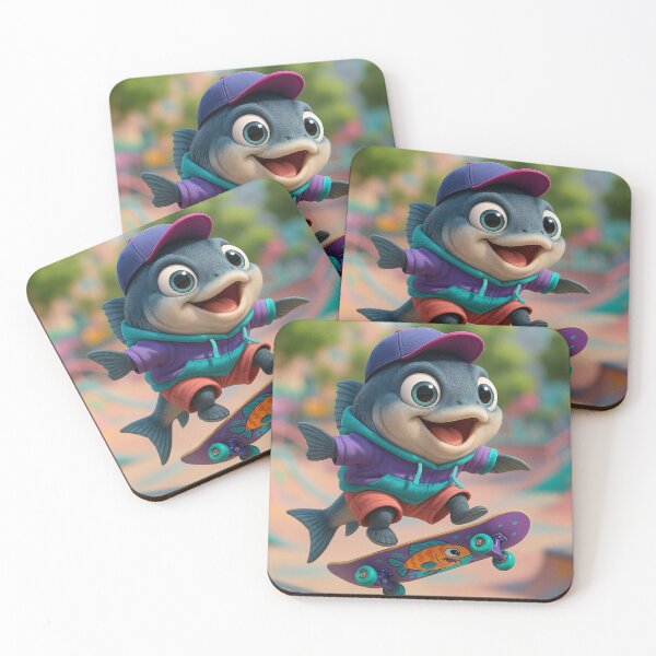Item preview, Skater King Mackerel Fish designed and sold by Sillytoe.