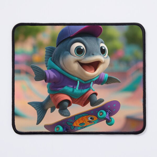 Item preview, Skater King Mackerel Fish designed and sold by Sillytoe.