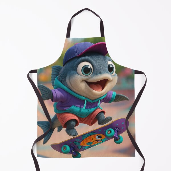 Item preview, Skater King Mackerel Fish designed and sold by Sillytoe.
