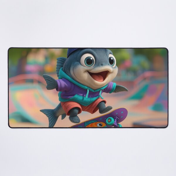 Item preview, Skater King Mackerel Fish designed and sold by Sillytoe.