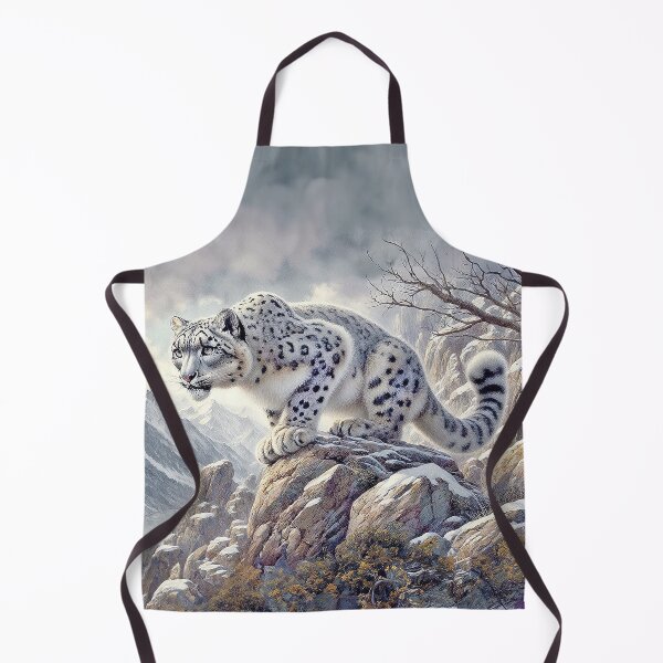 Item preview, Snow Leopard the Huntress designed and sold by candiscamera.