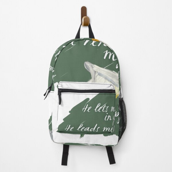 Item preview, He Renews My Strength Psalm 23 Lily Art designed and sold by CivilOrangeDesigns.