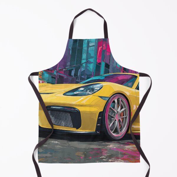Item preview, Porsche 718 Cayman GT4 Luxury Car Pop Art Print designed and sold by AutoPopStudio.