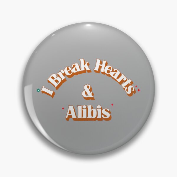 Item preview, I Break Hearts and Alibis - crime writer  designed and sold by TaurusC95.