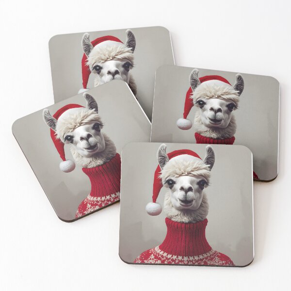 Item preview, Lama Christmas Graphic Art designed and sold by Art Crea Nova.