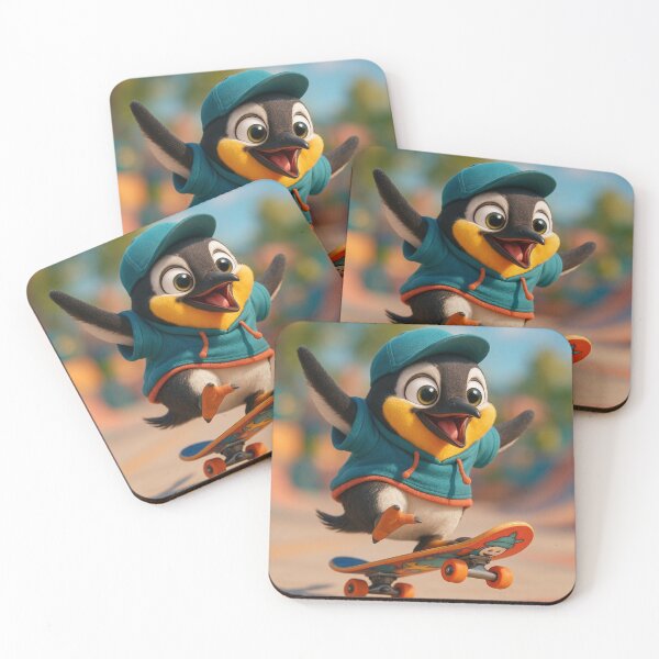 Item preview, Skater King Penguin designed and sold by Sillytoe.