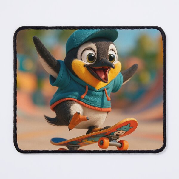 Item preview, Skater King Penguin designed and sold by Sillytoe.