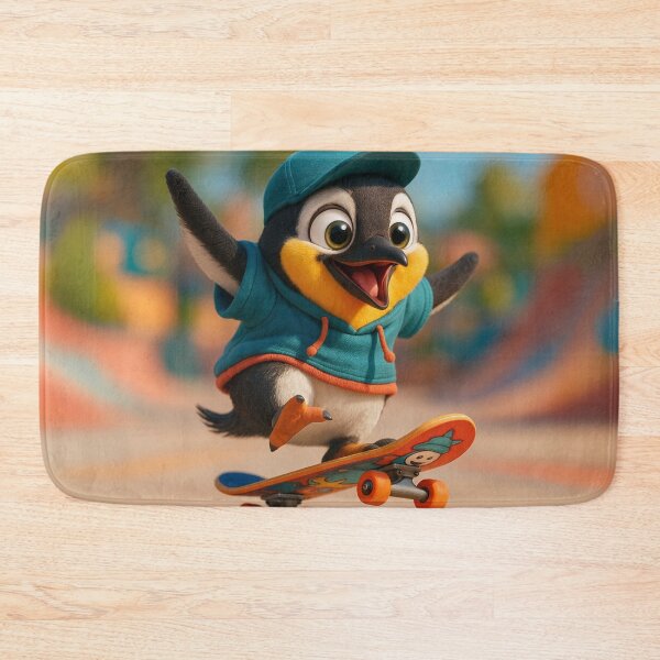 Item preview, Skater King Penguin designed and sold by Sillytoe.