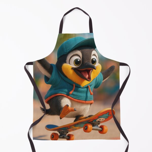 Item preview, Skater King Penguin designed and sold by Sillytoe.