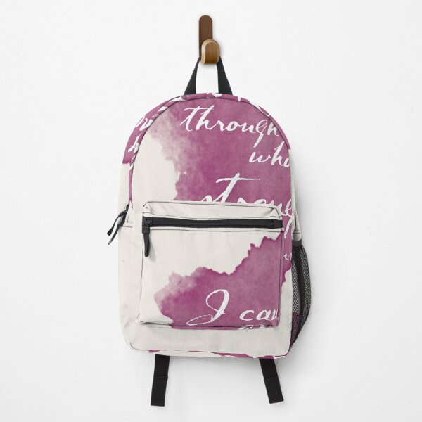 Item preview, Strength Through Christ Philippians 4:13 Art designed and sold by CivilOrangeDesigns.