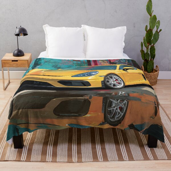 Item preview, Bold Pop Art Porsche 718 Cayman GT4 Canvas Art designed and sold by AutoPopStudio.