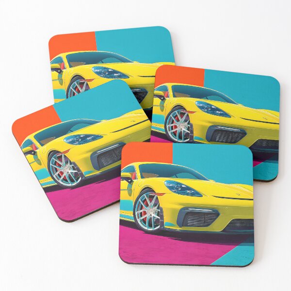 Item preview, Porsche 718 Cayman GT4 Wall Décor for Car Lovers designed and sold by AutoPopStudio.