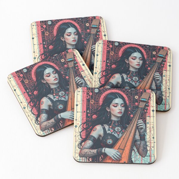 Item preview, The woman and the lute designed and sold by Bradipino.