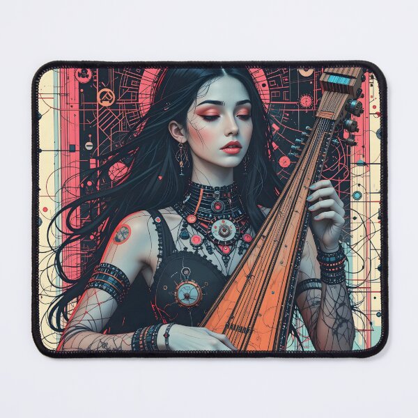Item preview, The woman and the lute designed and sold by Bradipino.