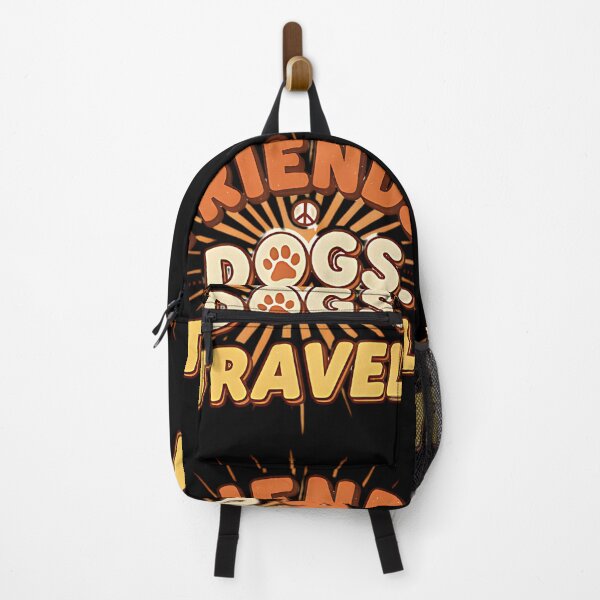 Item preview, Friends Dogs Travel Retro Adventure Cute Pet Lover Design For Animal Fans And Travel Enthusiasts designed and sold by ArtDesignTp.