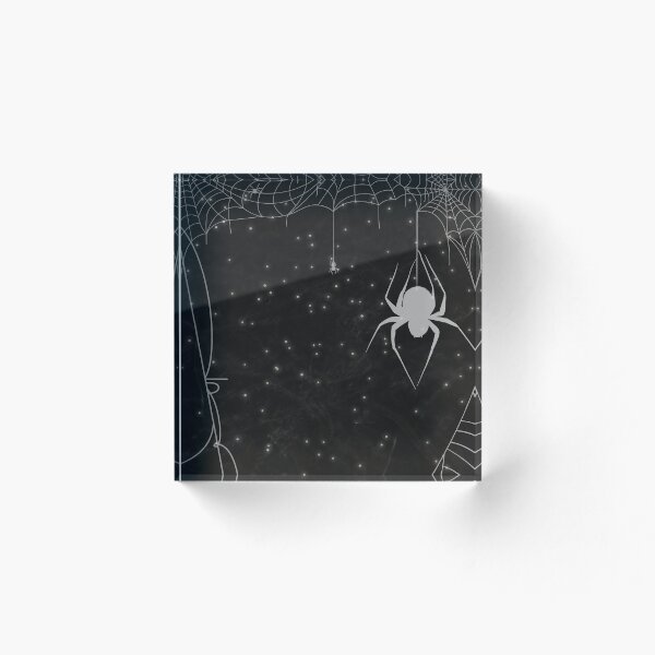 Item preview, Twilight Halloween Black Marble Spider Web designed and sold by MichalisStudio.
