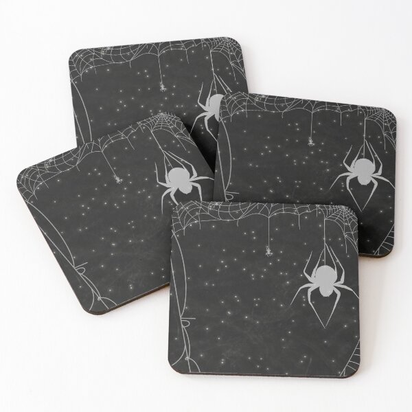 Item preview, Twilight Halloween Black Marble Spider Web designed and sold by MichalisStudio.