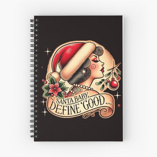 Item preview, Santa Baby, Define 'Good' – Glamorous 1950s Holiday Design designed and sold by GardenReign.