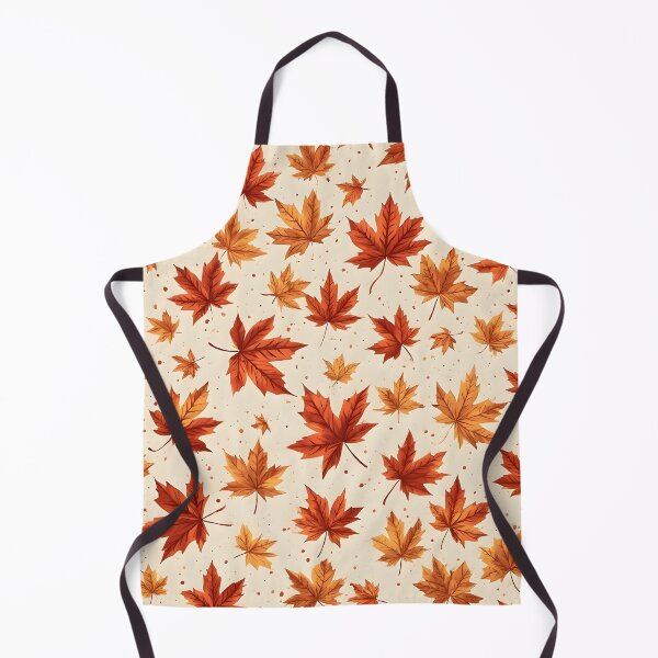Item preview, Cute Maple Leaf Print Warm Autumn Colors Falling Leaves designed and sold by LeafPrints.