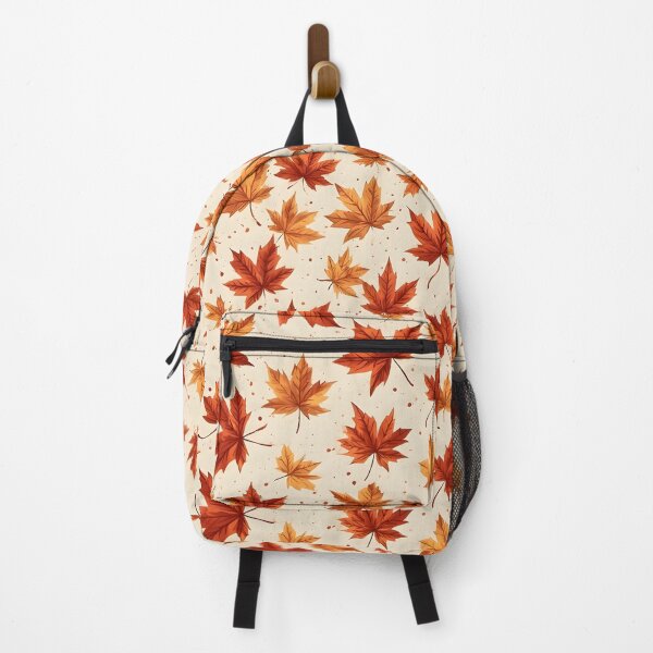 Item preview, Cute Maple Leaf Print Warm Autumn Colors Falling Leaves designed and sold by LeafPrints.