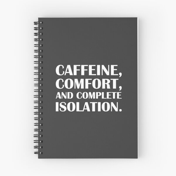 Item preview, Caffeine, Comfort, and Complete Isolation. / Introvert Joke Funny T-Shirt Label designed and sold by introvertvibes.