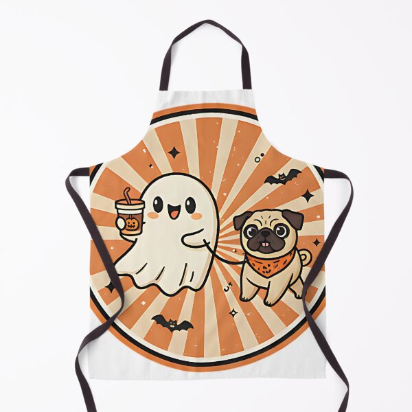 Item preview, Cute Ghost And Dog Halloween Funny Spooky Friends Design For Fall Lovers And Pet Fans designed and sold by ArtDesignTp.