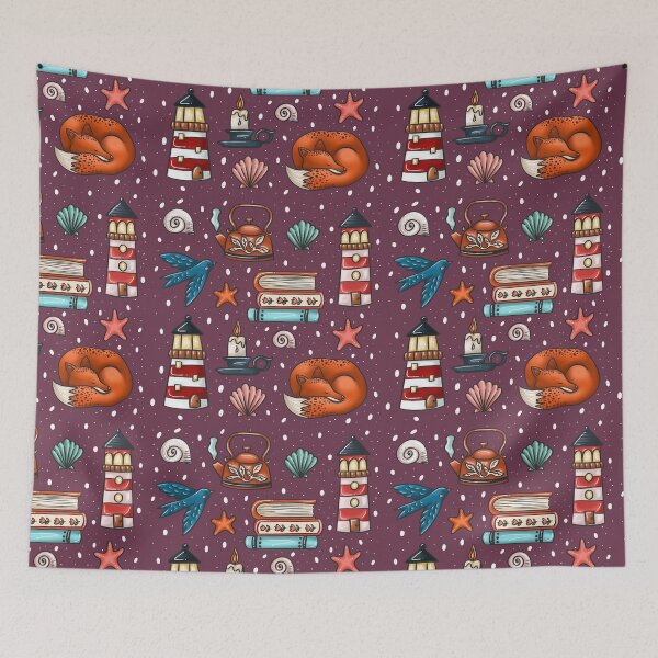 Item preview, Fox by the Lighthouse designed and sold by Maison de Bea.
