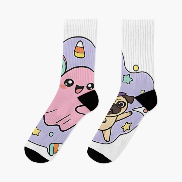 Item preview, Cute Ghost And Dog Candy Friends Halloween Kawaii Spooky Humor Design For Fall Lovers And Pet Fans designed and sold by ArtDesignTp.