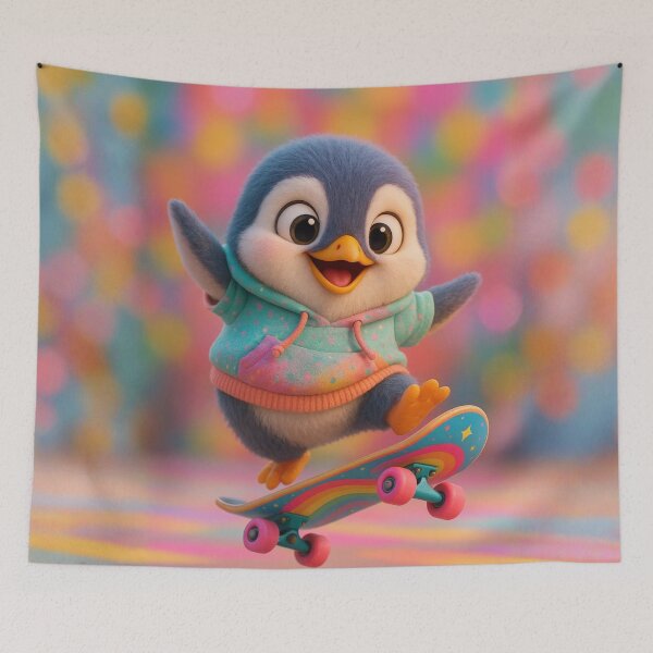 Item preview, Skater Little Penguin designed and sold by Sillytoe.