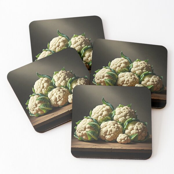 Item preview, “Cauliflower Dreams – Nature’s Sculpted Beauty” designed and sold by PawPrintedArt.