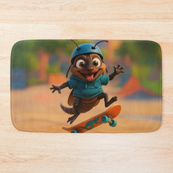 Item preview, Skater Madagascar Hissing Cockroach designed and sold by Sillytoe.