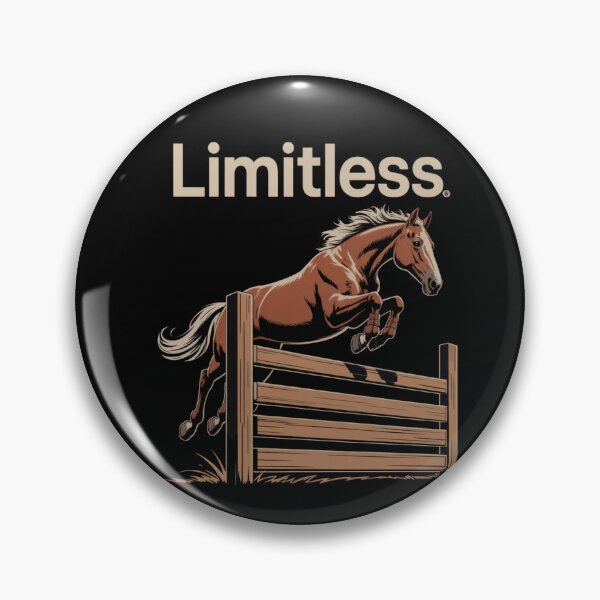 Item preview, Limitless Equestrian Jumper - Horse Riding Motivation Design designed and sold by CornishPixiPony.