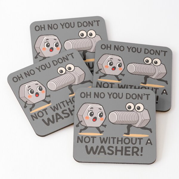 Item preview, Oh No You Don’t – Not Without a Washer! - V3 - NB designed and sold by WheelieGdArt.