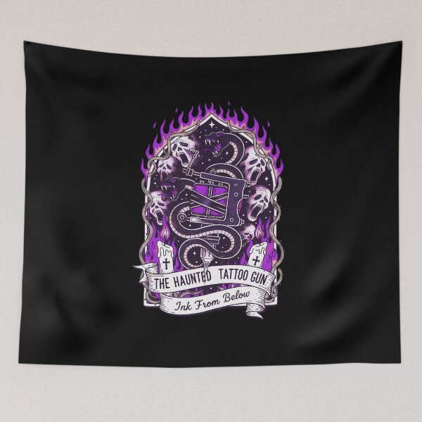 Item preview, Ink From Below The Haunted Tattoo Snake Gun designed and sold by CoffinsArt.