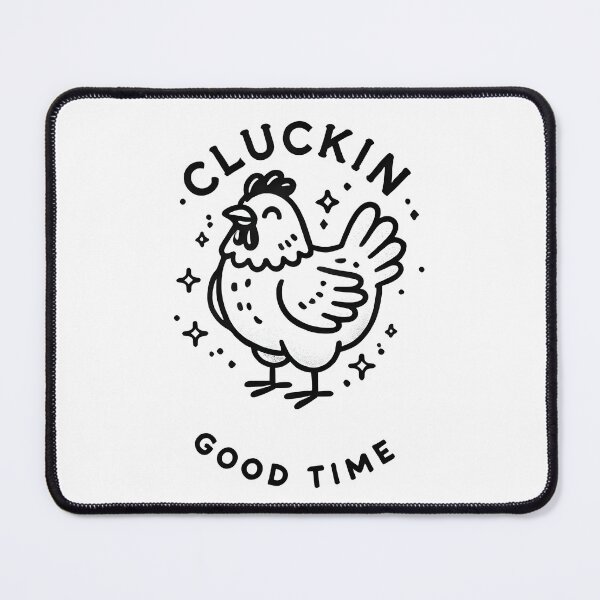 Item preview, Cluckin' Good Time Fun Chicken Outline Design. designed and sold by The-T-In-Retro.