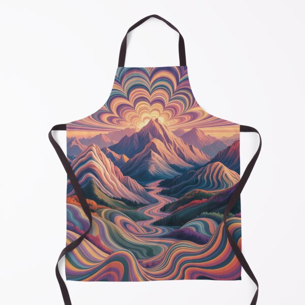 Item preview, А mountain landscape rendered in a painterly photographic style. designed and sold by Lilashakti ⭐️ ⭐️ ⭐️ ⭐️ ⭐️.