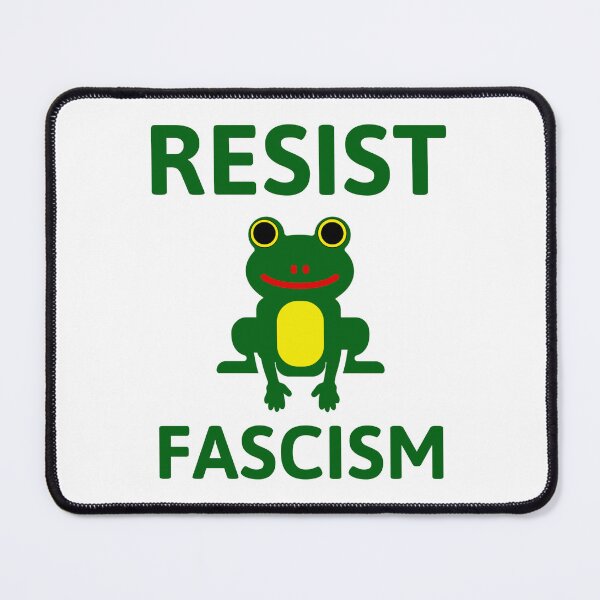 Item preview, Resist fascism frog design designed and sold by Rachel the Artist .