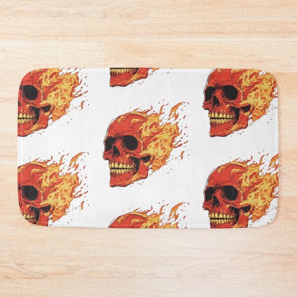 Item preview, Flaming skull designed and sold by MendaciousMina.