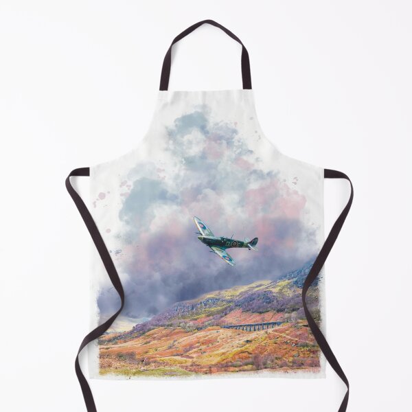 Item preview, Spitfire Over Glen Ogle Viaduct Scotland designed and sold by Printfantasia .
